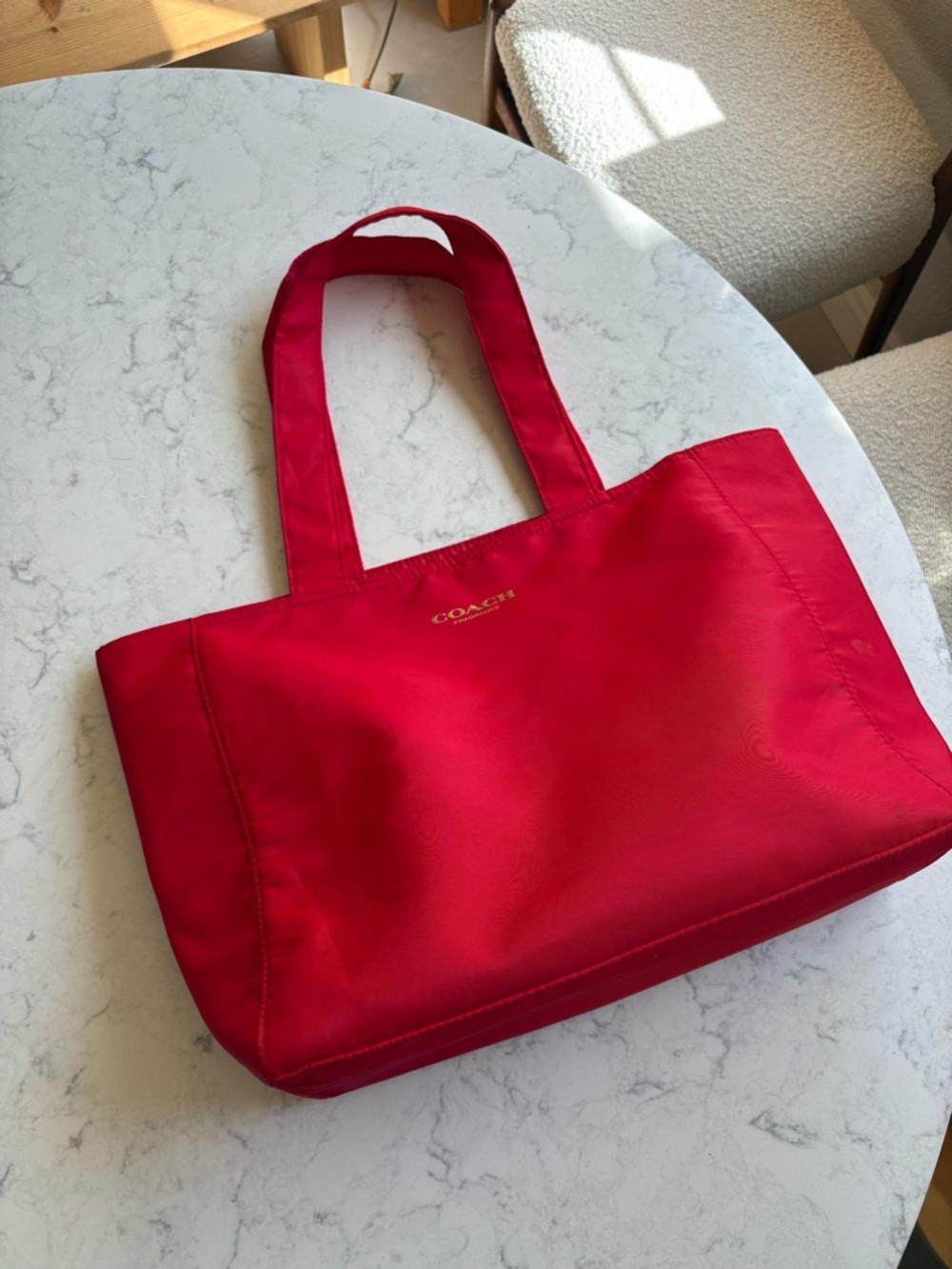 Coach Fragrance Red Everyday Tote Bag